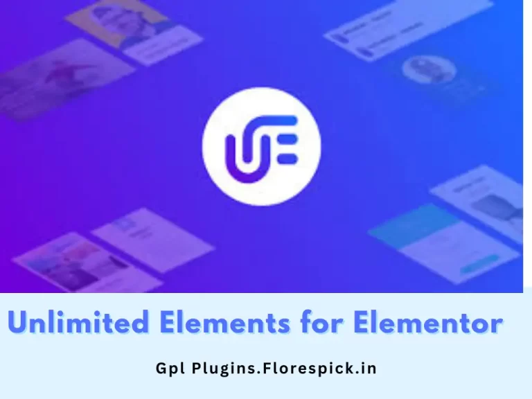 unlimited elements for elementor - gplplugins.florespick.in