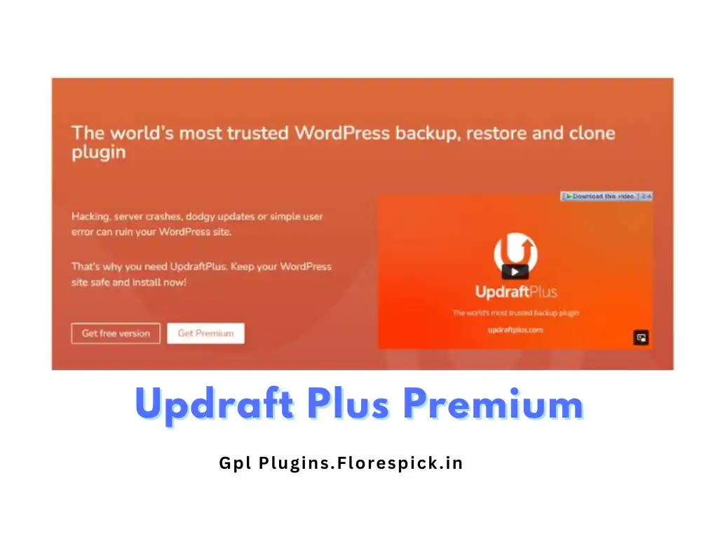Updraftplus Premium - gpl plugins