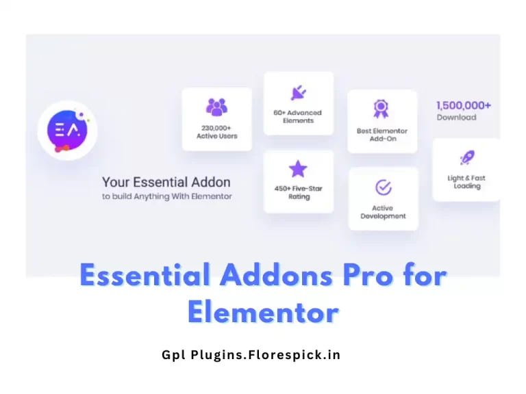 essential addons pro for elementor - gpl plugins