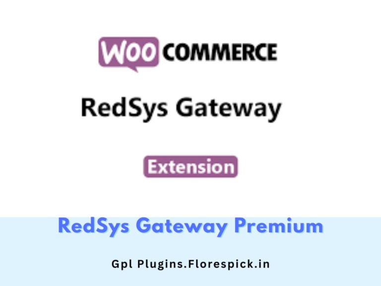 RedSys Gateway Premium - gplplugins.florespick.in